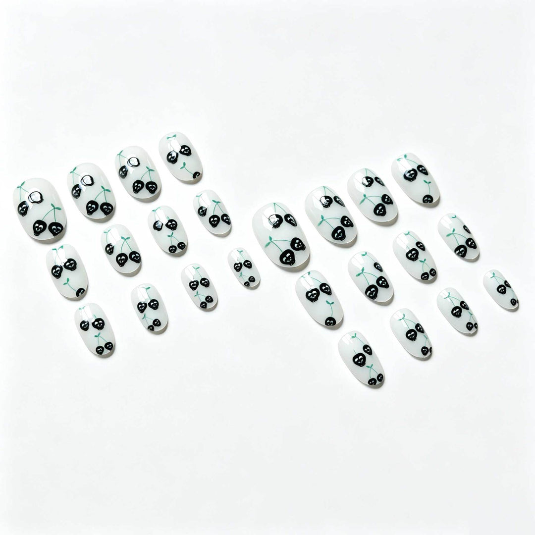 Edgy Skull Cherry Nail Art Kit