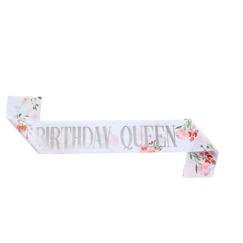 Women's Festive Crown with Elegant Sash Kalsten