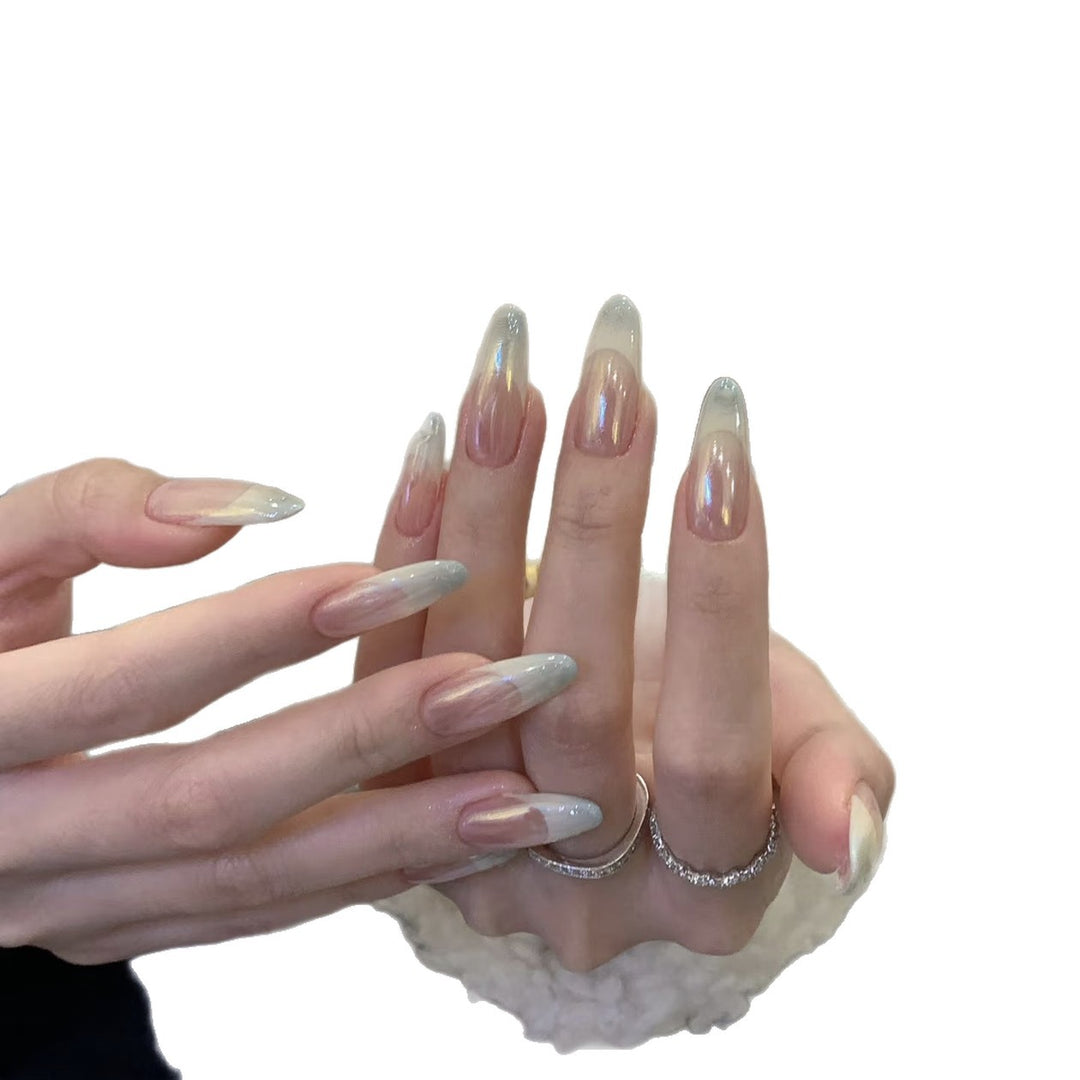 Glamorous Artificial Nails In Modern Ombre Design Kalsten