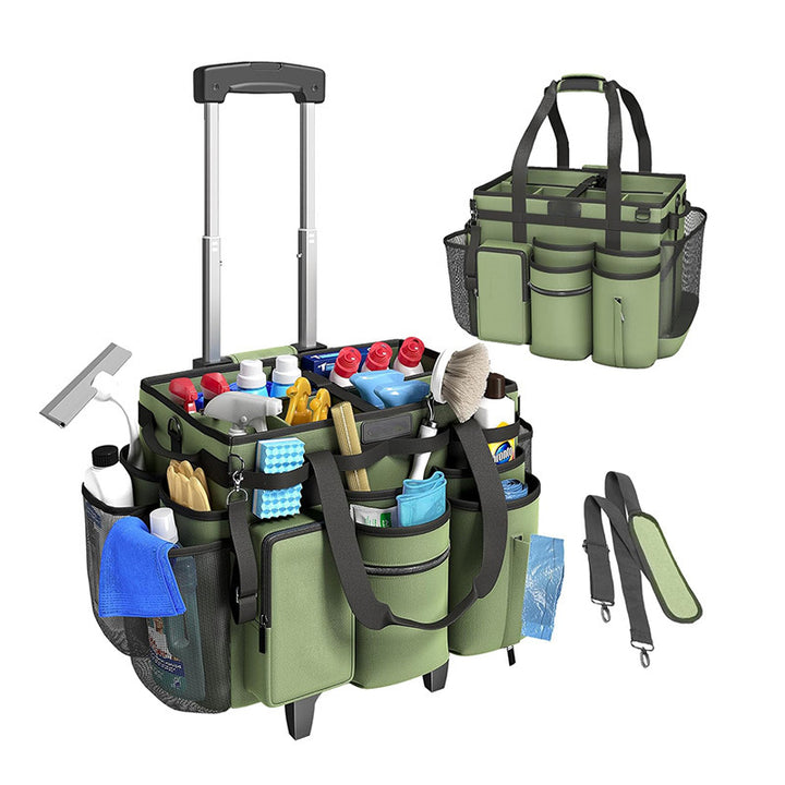 Multifunctional cleaning bag with roll and carry function Kalsten