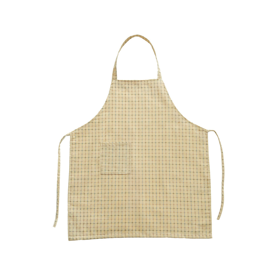 Linen look cooking apron with patch pocket and adjustable neckband Kalsten