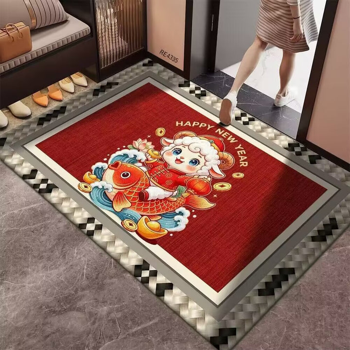 Cute Cartoon Animal Themed Area Rug