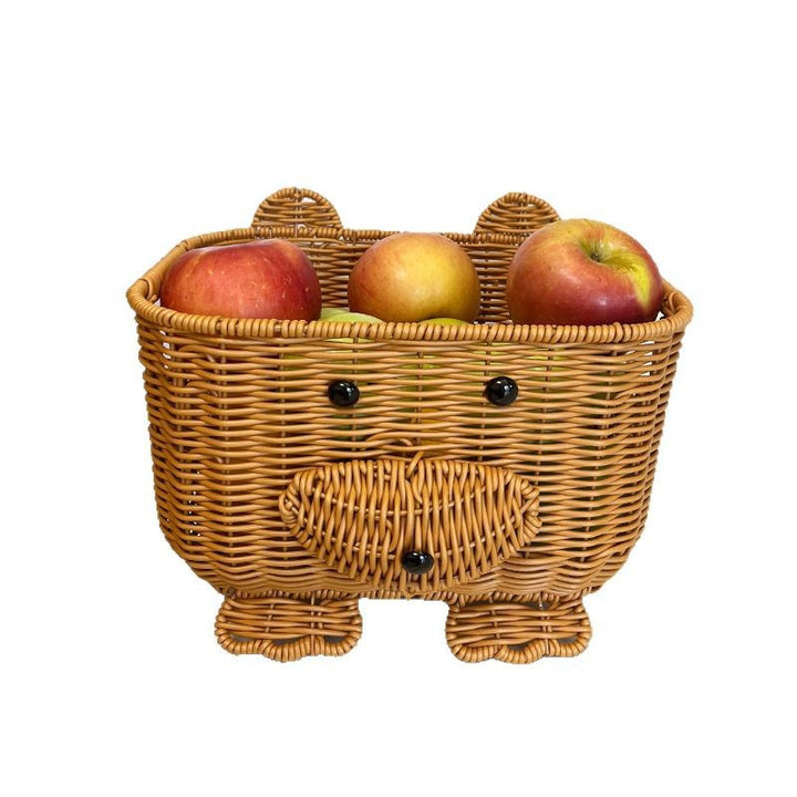 Adorable Decorative Animal Face Storage Basket Kalsten