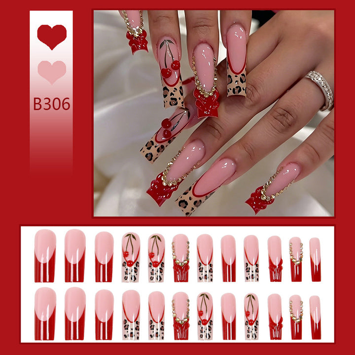 DIY Artificial Nails with Romantic Flower Designs Kalsten