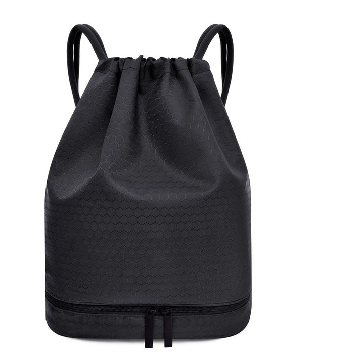 Lightweight Hexagonal Pattern Drawstring Backpack Kalsten