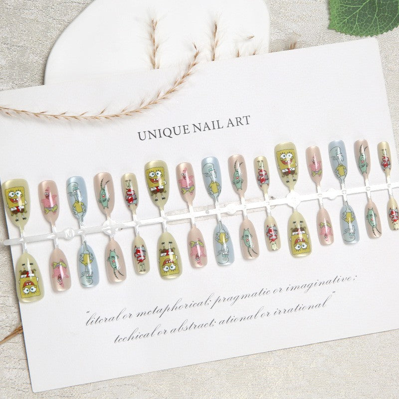 Creative nail design set with wonderful cartoon motifs Kalsten