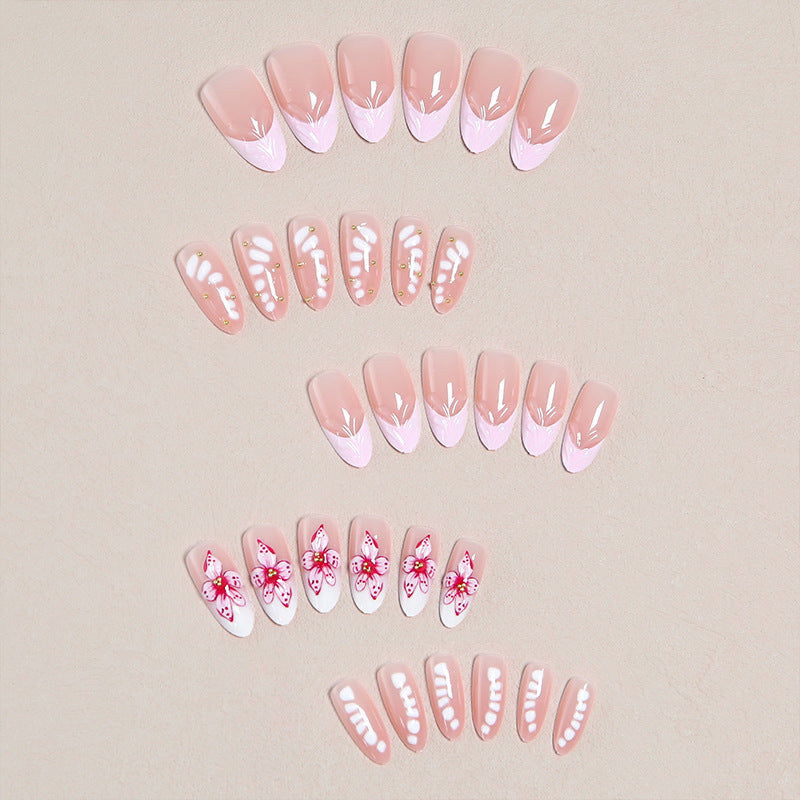 DIY Art Nail Set with Floral Accents Kalsten