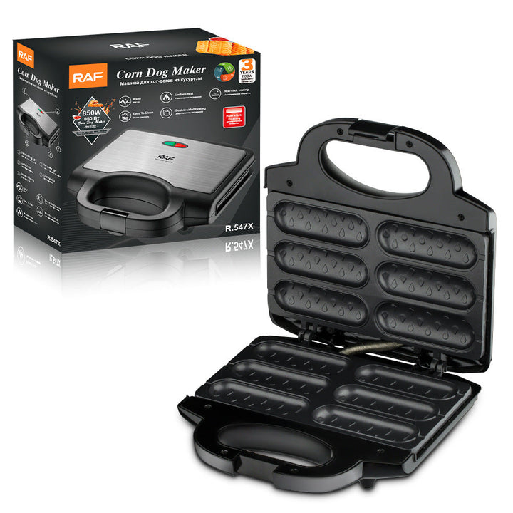 Multi-Cavity Waffle Maker with Non-Stick Plates Kalsten