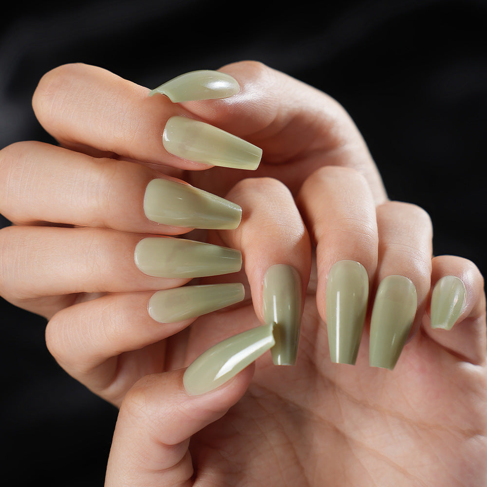 Long-Lasting Glossy Press-On Nail Set Kalsten