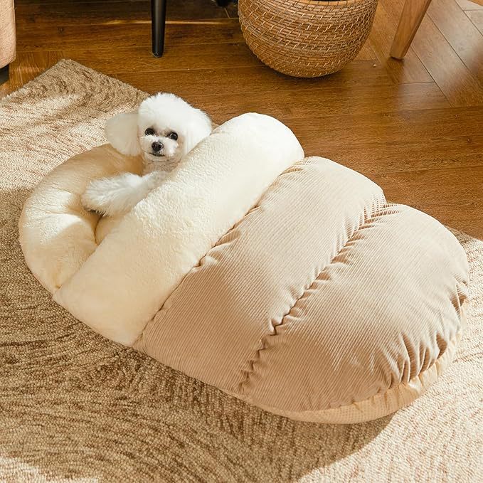 Plush  Sleeper   Dog Bed