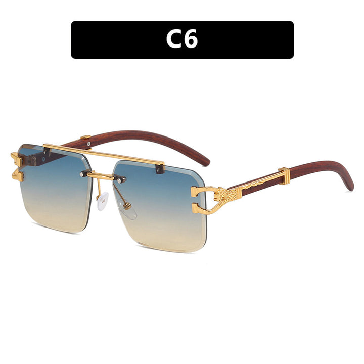 Women's fashionable glasses with innovative frame and luxurious wood detail Kalsten
