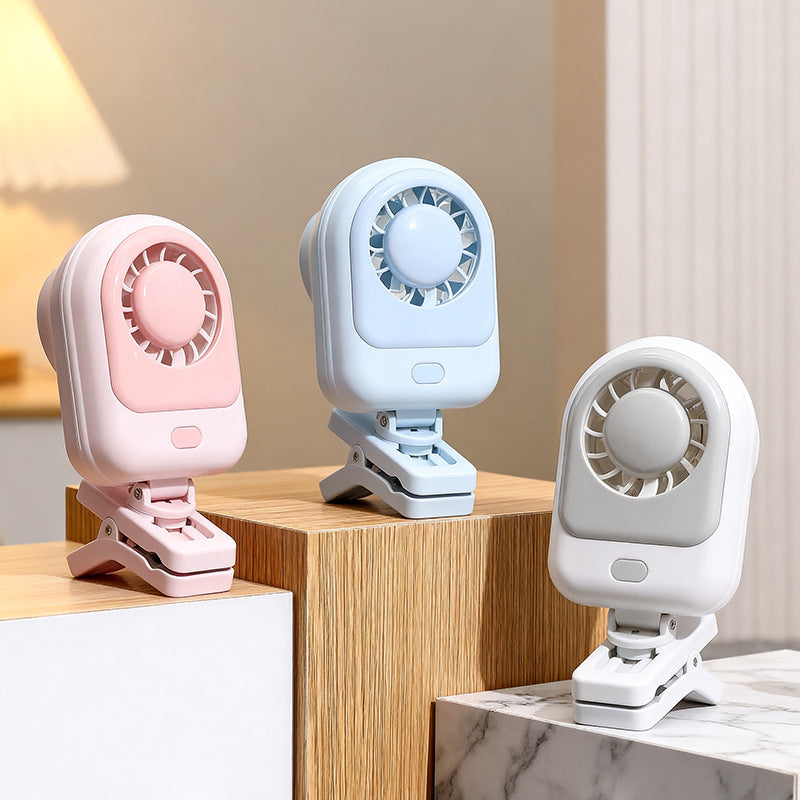 Women's Portable Clip Fan with USB Charging Option and Outstanding Flexibility Kalsten