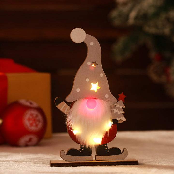 Decorative Christmas gnome with LED lighting Kalsten
