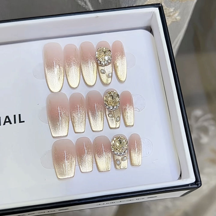 Luxury Ombre Press-On Nail Set Kalsten