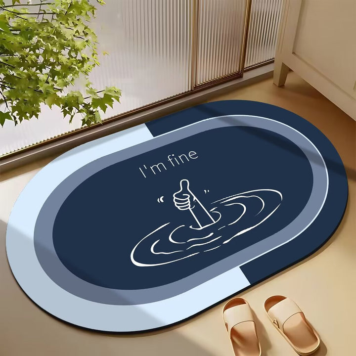 Oval Welcome Door Mat Kalsten