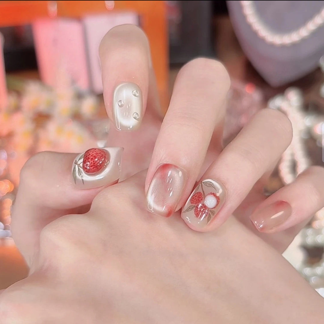 Artistic Floral Nail Design Kalsten