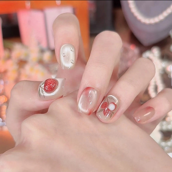 Artistic Floral Nail Design Kalsten