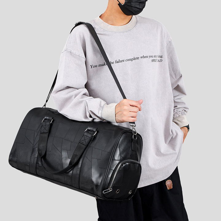 Premium Leather Weekender Duffel Bag Kalsten