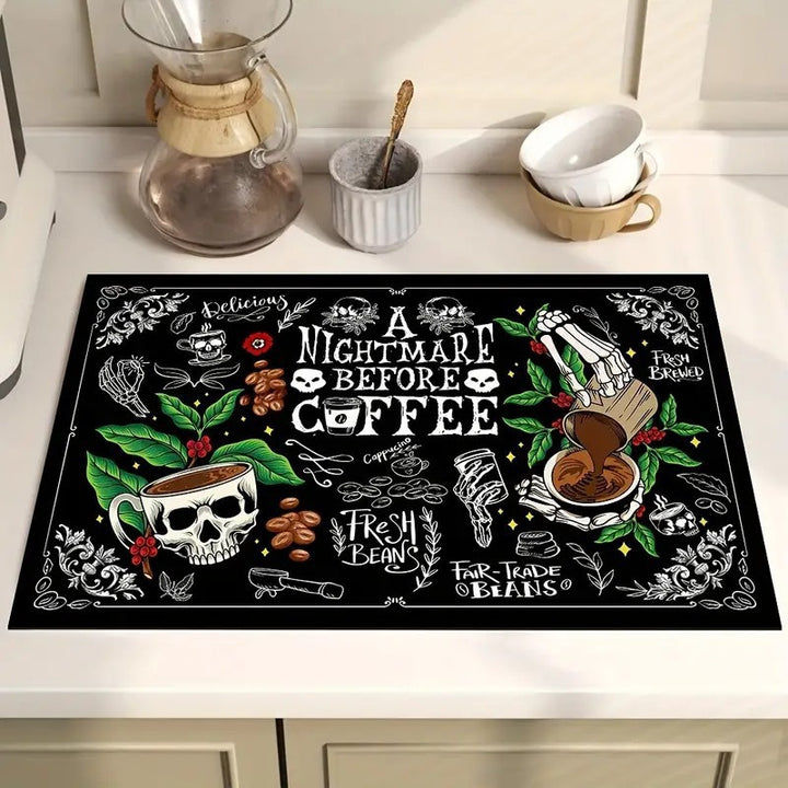 Coffee Bar Kitchen Mat Kalsten