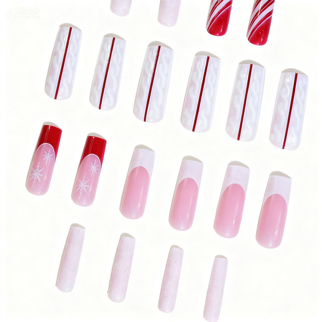 Festive Acrylic Nail Art Extensions Kalsten
