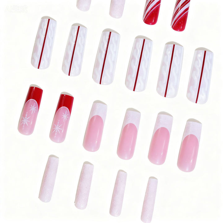 Festive Acrylic Nail Art Extensions Kalsten