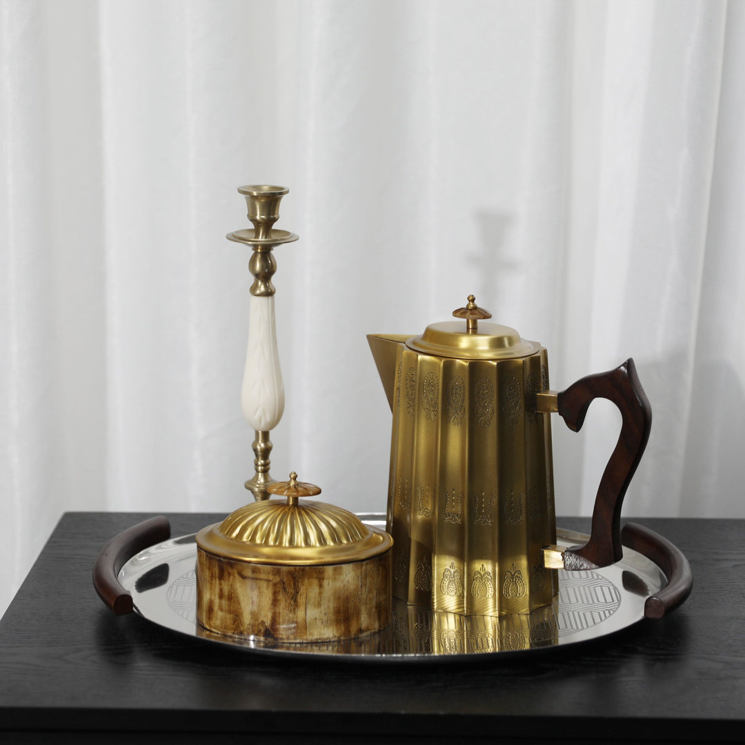 Decorative Gold Leaf Storage Container