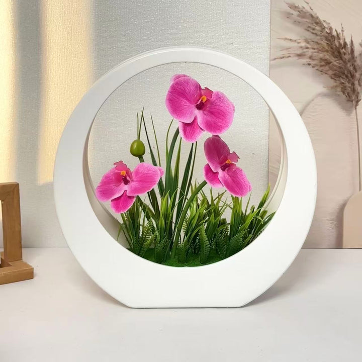 Elegant Orchid Decorative Centerpiece