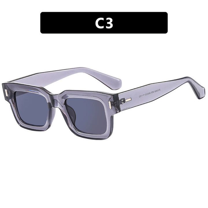 Ladies stylish square sunglasses with eye-catching leopard print Kalsten
