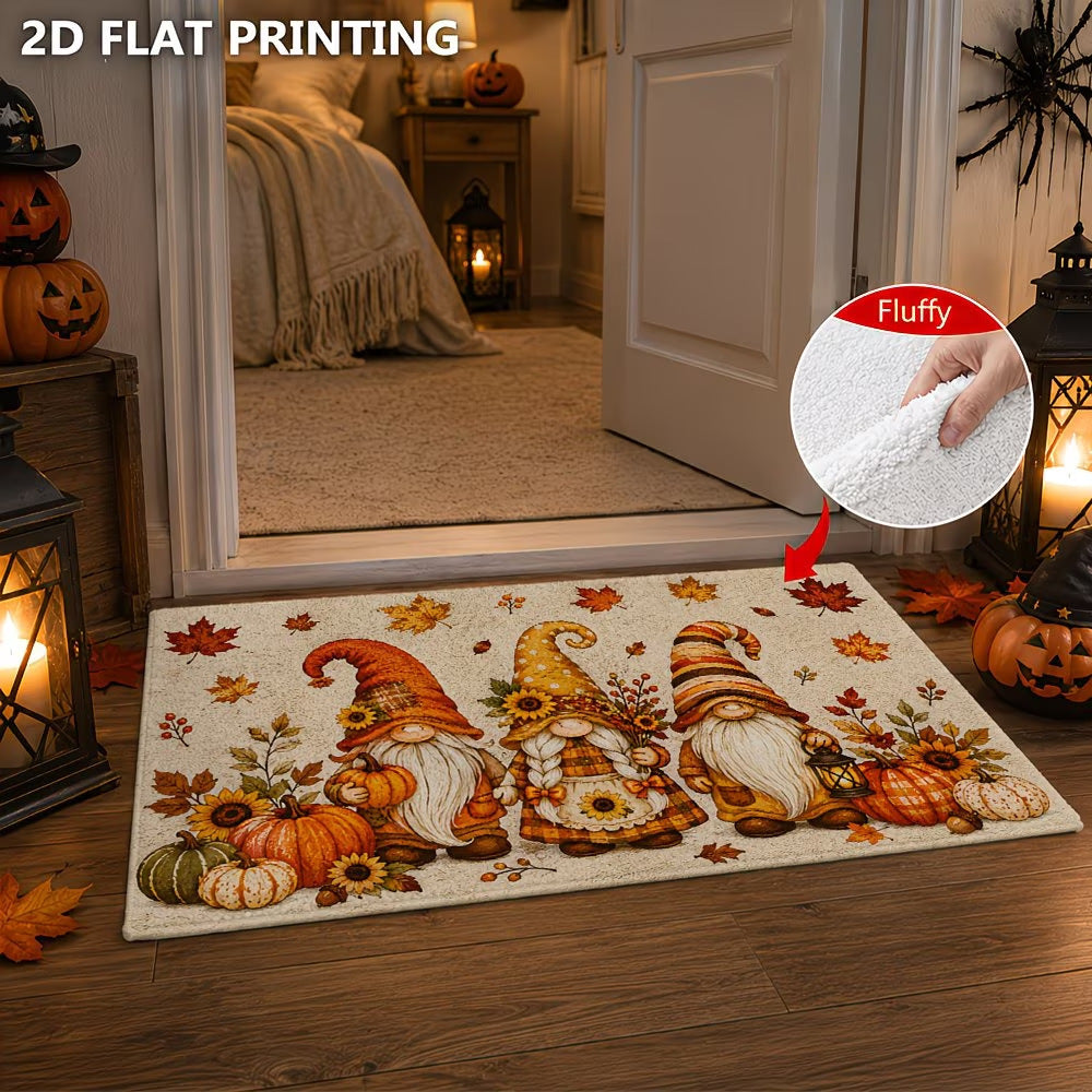 Autumn-Themed Decorative Mats