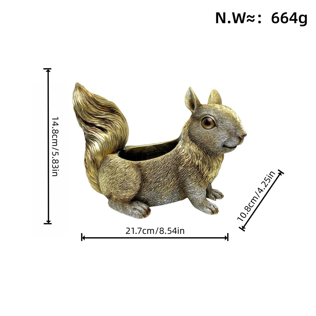 Squirrel-shaped planter Kalsten