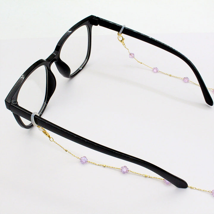 Elegant Crystal-Designed Eyewear Chain Kalsten