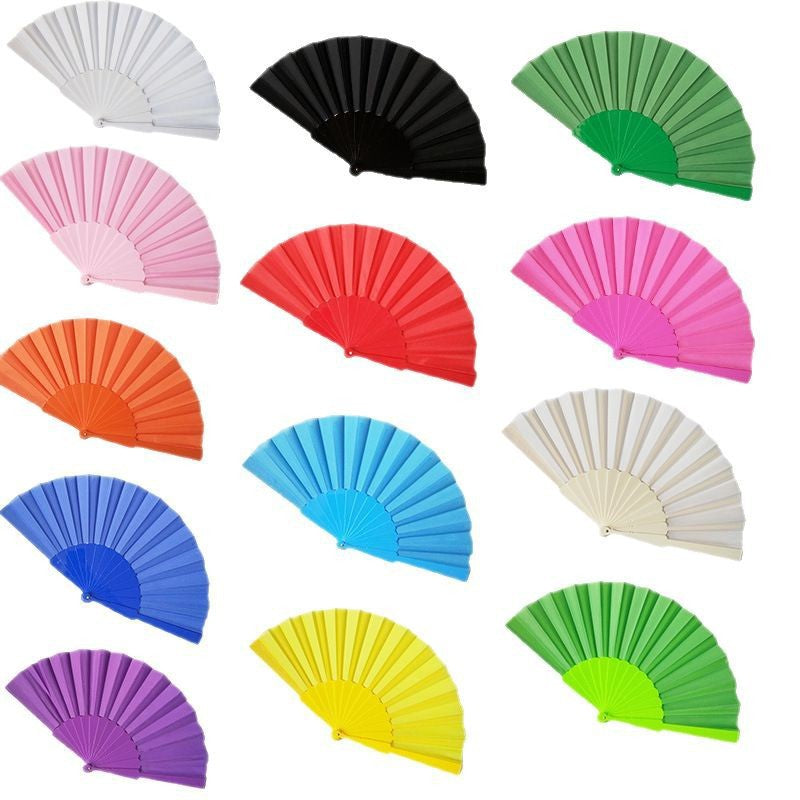 Ladies elegant hand fan made of high-quality paper and natural materials Kalsten