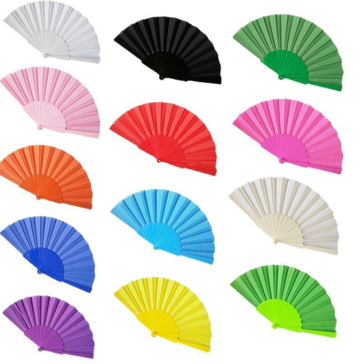 Ladies elegant hand fan made of high-quality paper and natural materials Kalsten