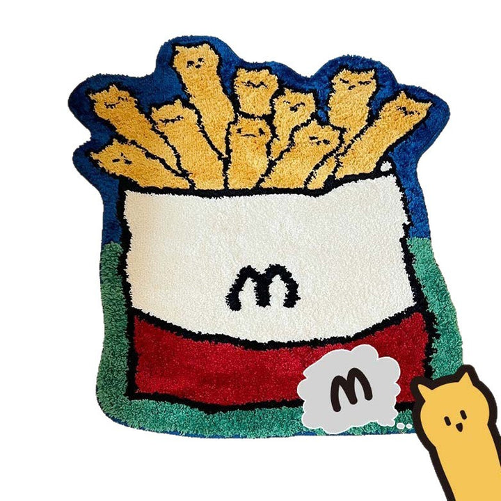Fun Fast Food Themed Kalsten Rug