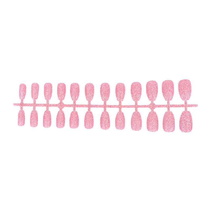 Glamorous artificial nails with sparkling glitter Kalsten