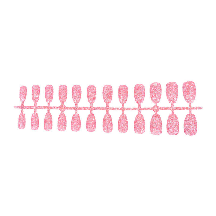 Glamorous artificial nails with sparkling glitter Kalsten