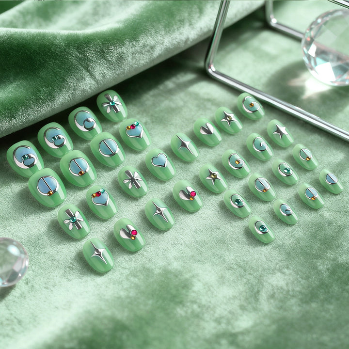 Artistic Embellished Nail Art Kalsten