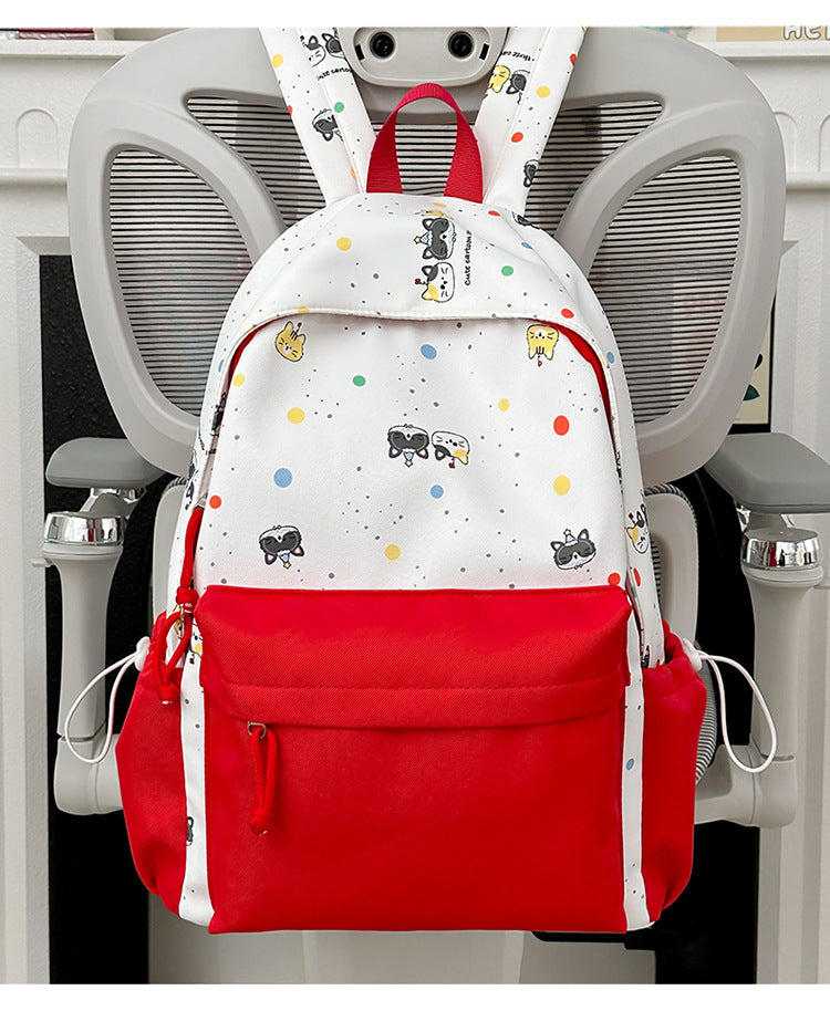 Backpack with Cute Cartoon Design and Practical Compartments Kalsten