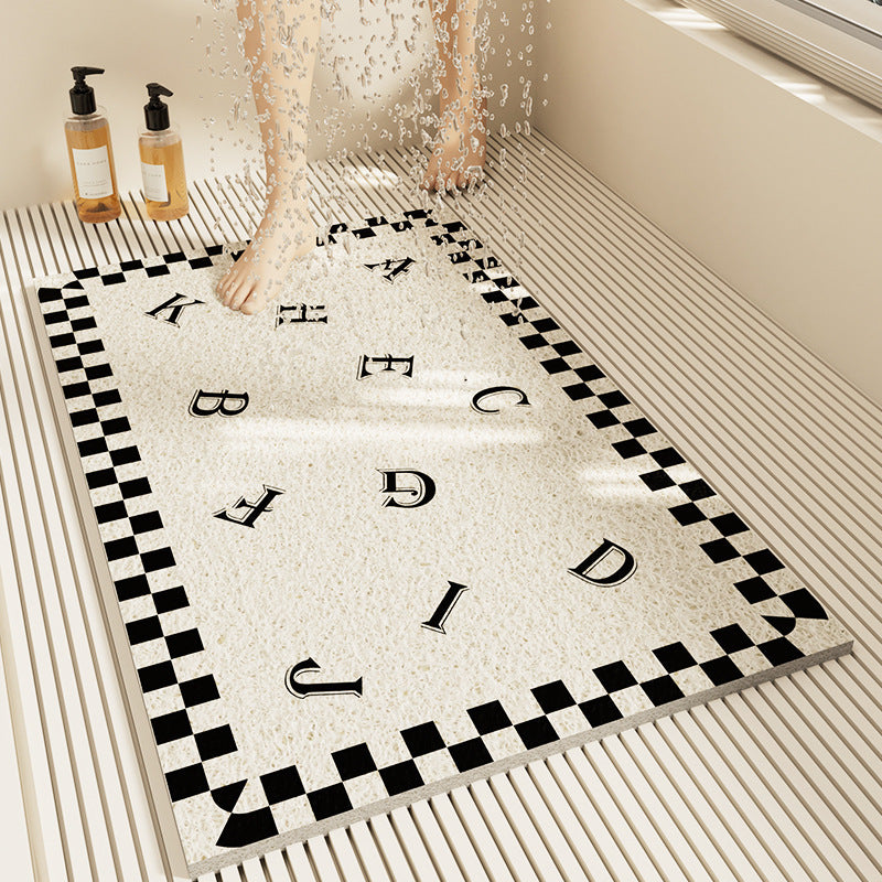 Slip-Resistant Geometric Bath Mat Kalsten