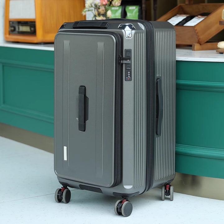 Sleek Aerodynamic Rolling Suitcase