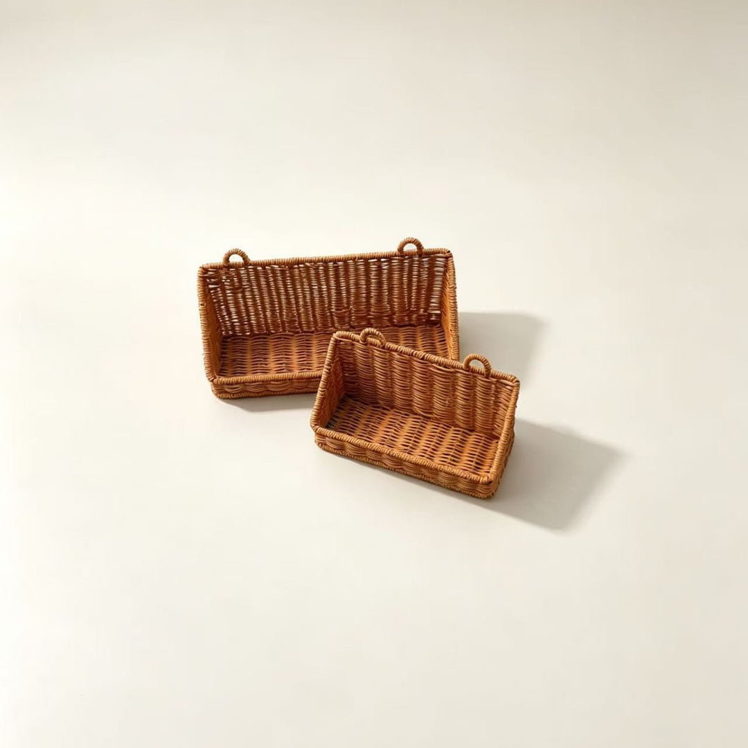 Decorative Woven Shelf Organizer Kalsten