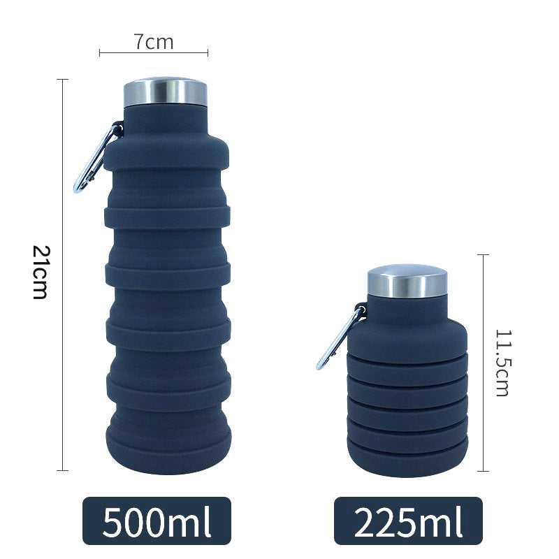 Women collapsible silicone drinking bottle Kalsten