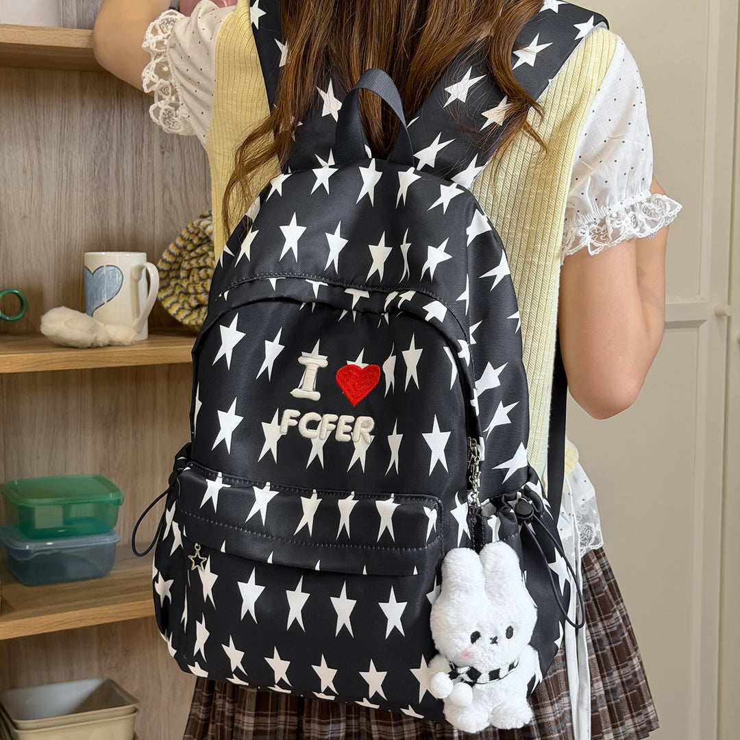 Casual Star-Patterned Backpack Kalsten