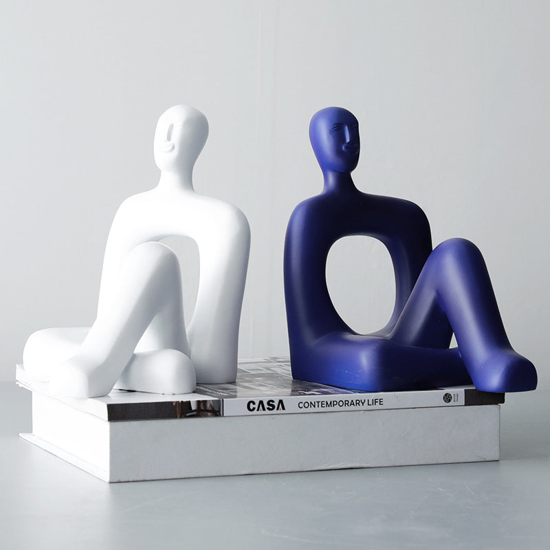 Abstract Decorative Sitting Figure