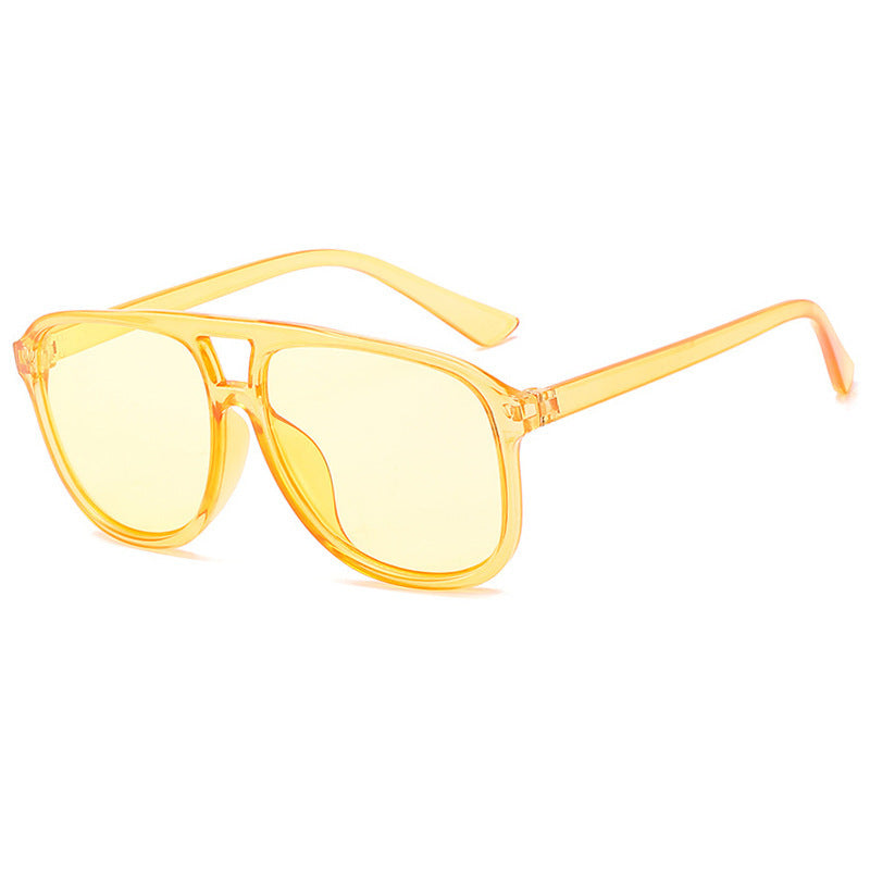 Women's fashionable sunglasses in transparent design with colored lenses Kalsten