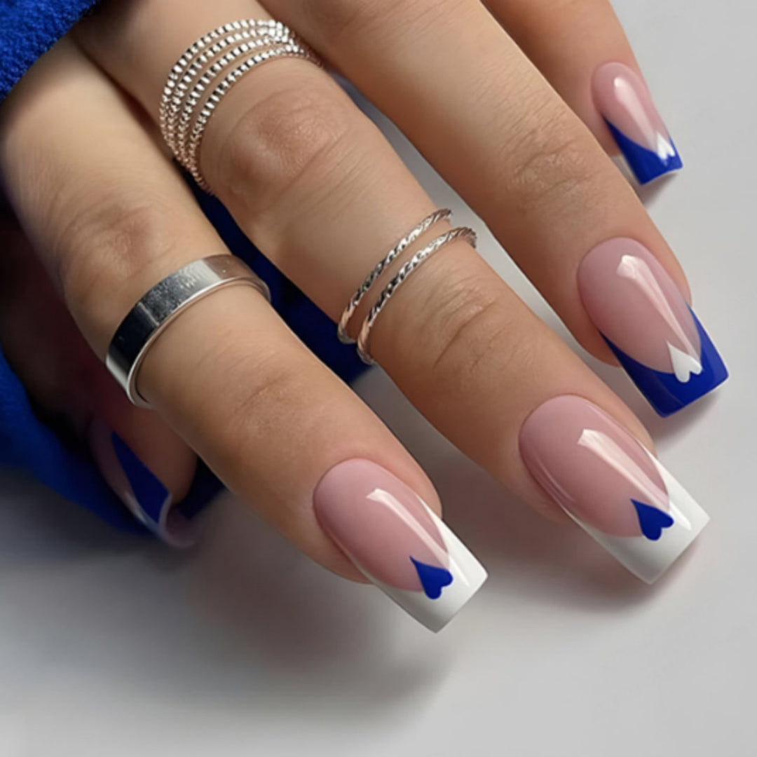 Artistic Heart Tip Nail Extensions Kalsten