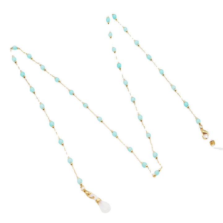 Elegant Beaded Eyewear Retainer Chain Kalsten