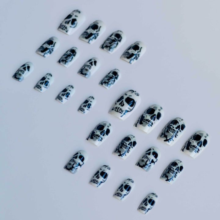 Gothic Skull Nail Art Set