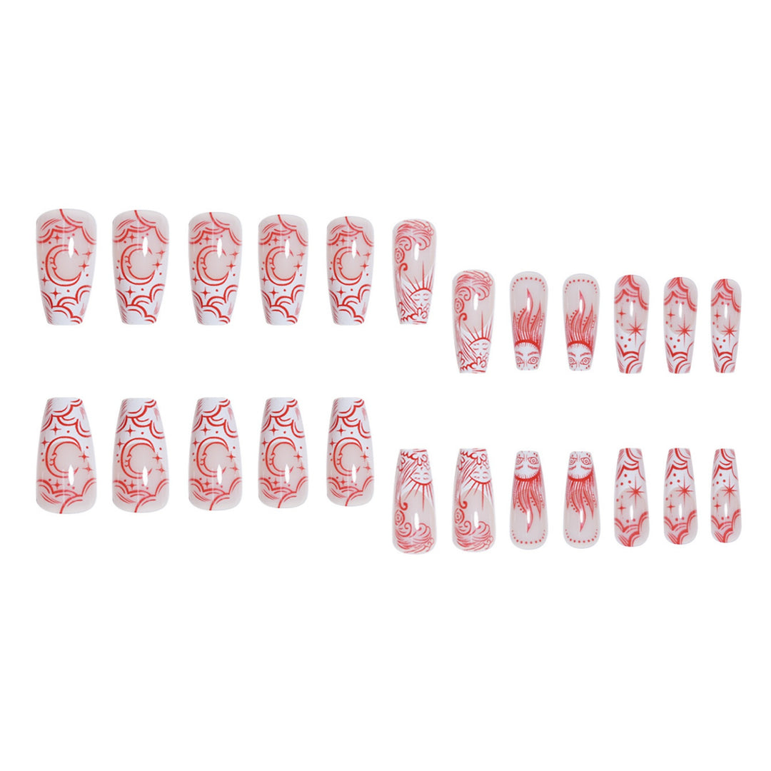 Artistic Patterned Press-On Nails Kalsten
