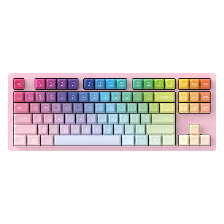 Rgb Gaming Keyboard with Mechanical Keys and Customizable Backlighting Kalsten